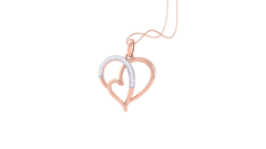 Heart of Love Diamond Pendant